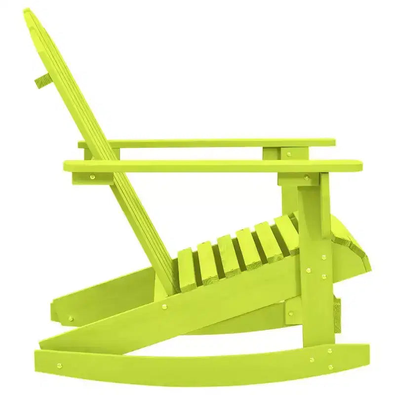 vidaXL Chaise longue à bascule Adirondack Chaise de jardin en bois massif Sapin