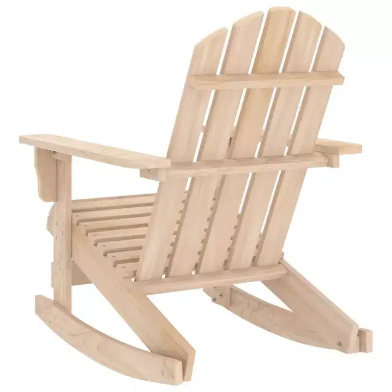 vidaXL Chaise longue à bascule Adirondack Chaise de jardin en bois massif Sapin