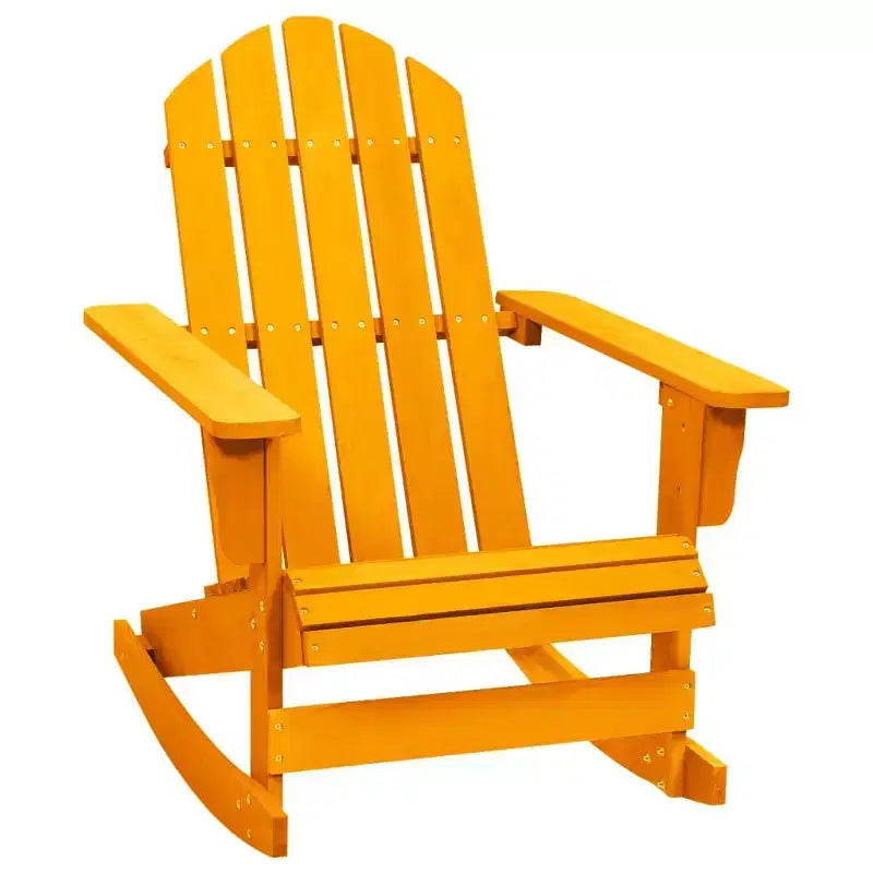 vidaXL Chaise longue à bascule Adirondack Chaise de jardin en bois massif Sapin