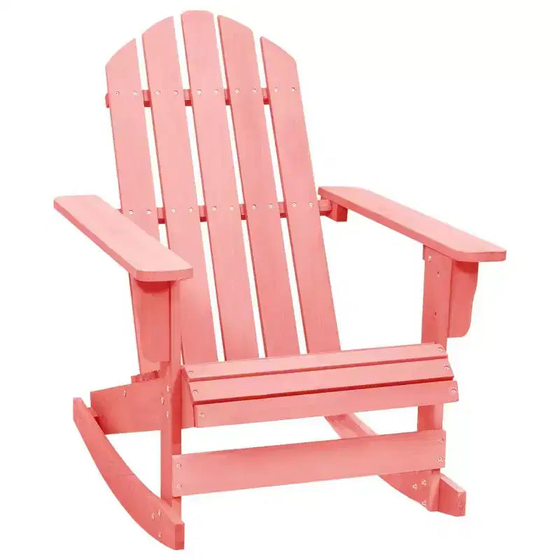 vidaXL Chaise longue à bascule Adirondack Chaise de jardin en bois massif Sapin