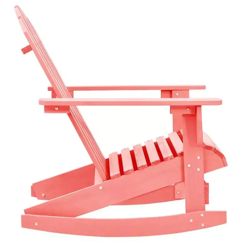 vidaXL Chaise longue à bascule Adirondack Chaise de jardin en bois massif Sapin