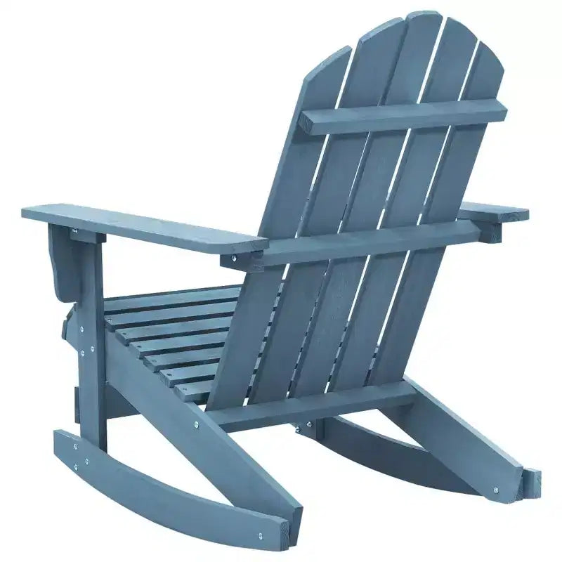 vidaXL Chaise longue à bascule Adirondack Chaise de jardin en bois massif Sapin