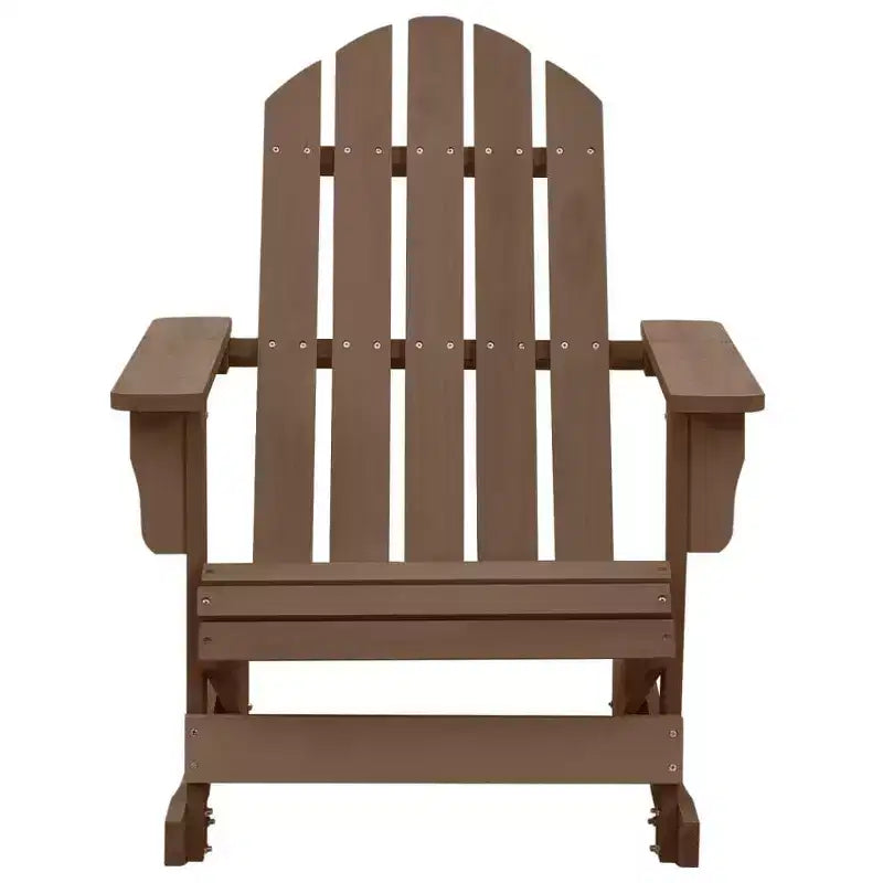 vidaXL Sedia a dondolo Adirondack Sedia a sdraio da giardino in legno massello di abete