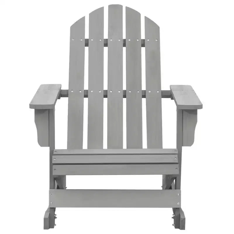 vidaXL Sedia a dondolo Adirondack Sedia a sdraio da giardino in legno massello di abete