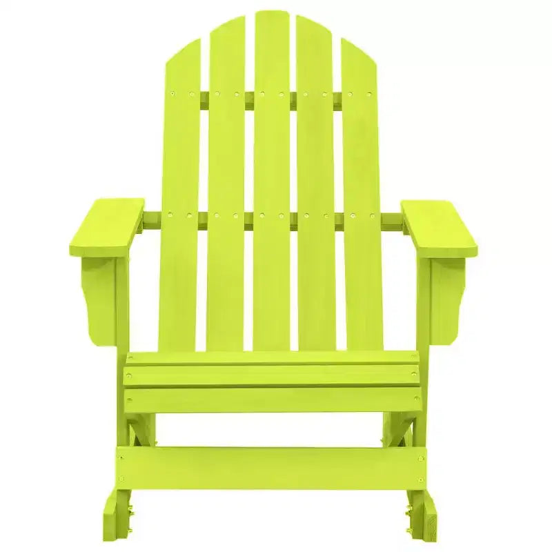 vidaXL Sedia a dondolo Adirondack Sedia a sdraio da giardino in legno massello di abete