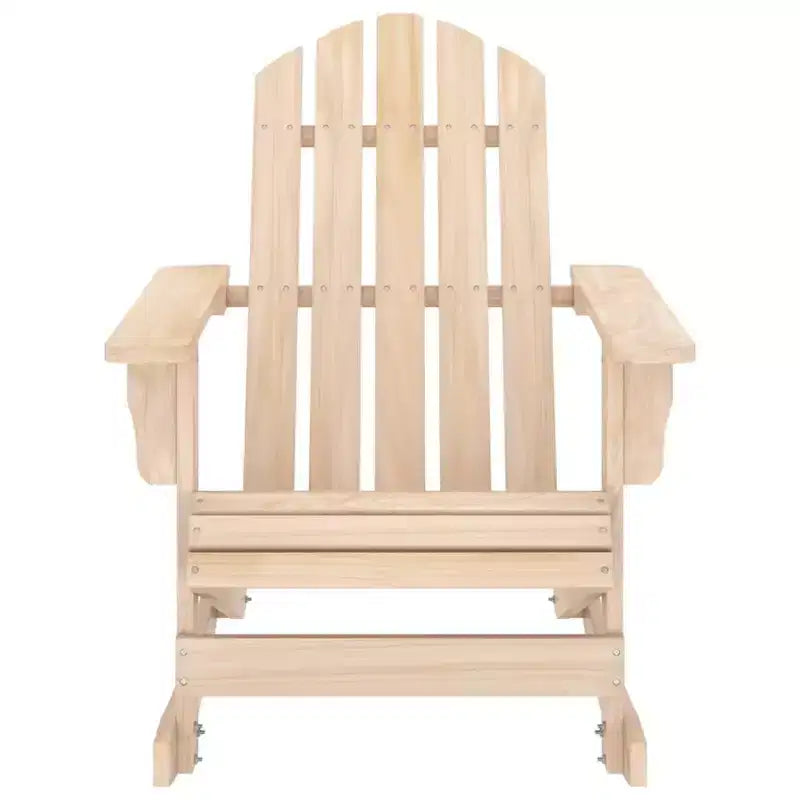 vidaXL Sedia a dondolo Adirondack Sedia a sdraio da giardino in legno massello di abete