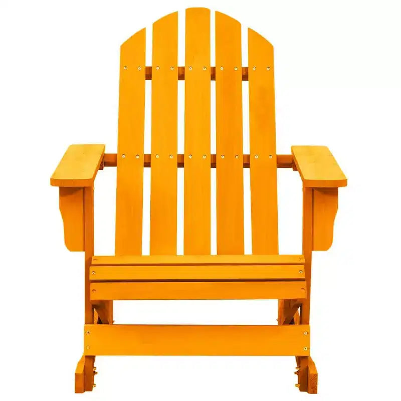 vidaXL Sedia a dondolo Adirondack Sedia a sdraio da giardino in legno massello di abete