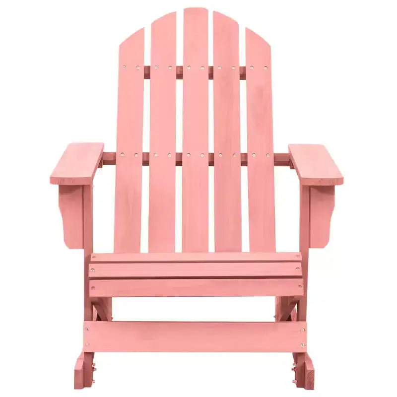 vidaXL Sedia a dondolo Adirondack Sedia a sdraio da giardino in legno massello di abete