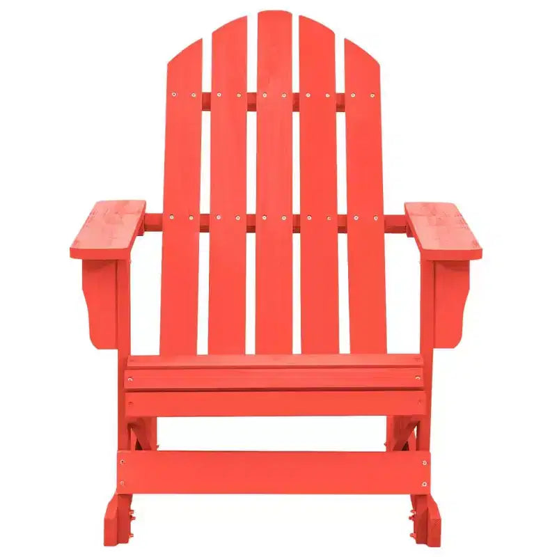vidaXL Sedia a dondolo Adirondack Sedia a sdraio da giardino in legno massello di abete