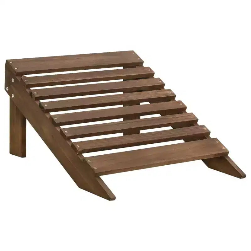 vidaXL Fauteuil Adirondack 2 places avec repose-pieds - Bois de sapin massif - Plusieurs couleurs