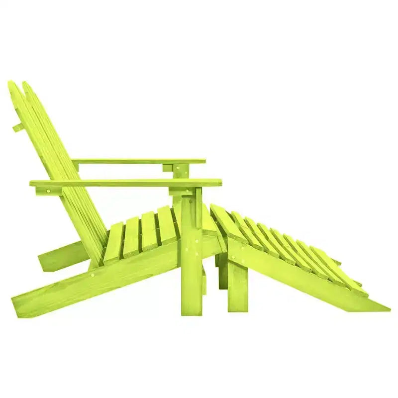 vidaXL Fauteuil Adirondack 2 places avec repose-pieds - Bois de sapin massif - Plusieurs couleurs