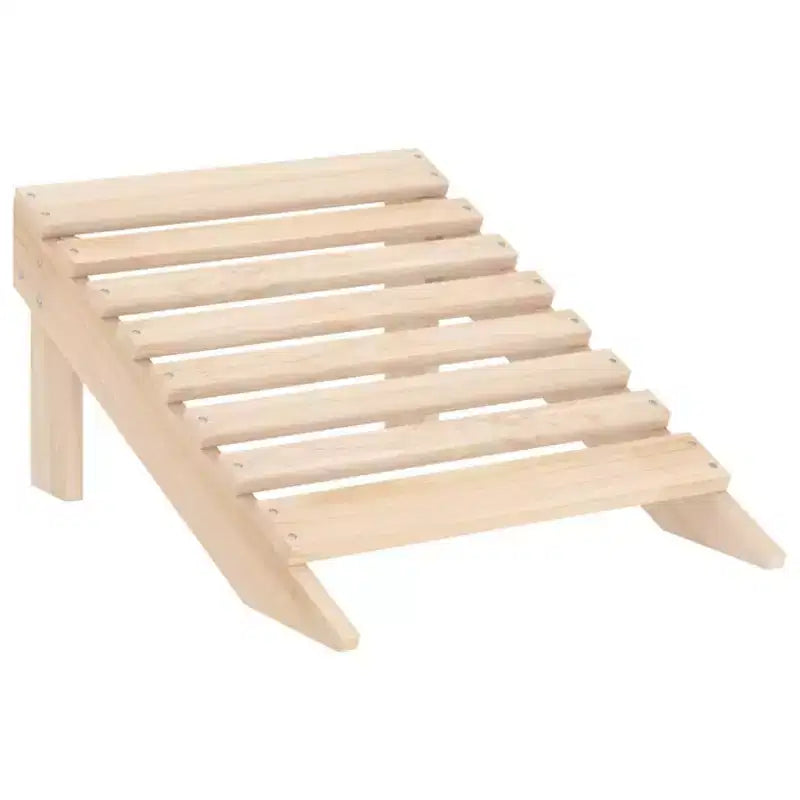 vidaXL Fauteuil Adirondack 2 places avec repose-pieds - Bois de sapin massif - Plusieurs couleurs