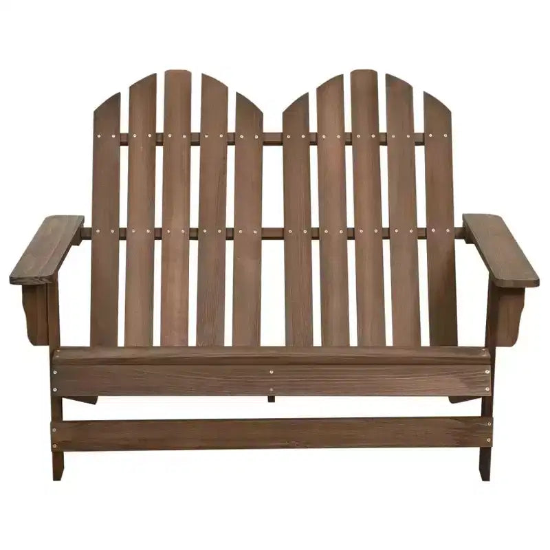 vidaXL Sedia Adirondack da Giardino a 2 Posti Mobili da Esterno in Legno Massello di Abete