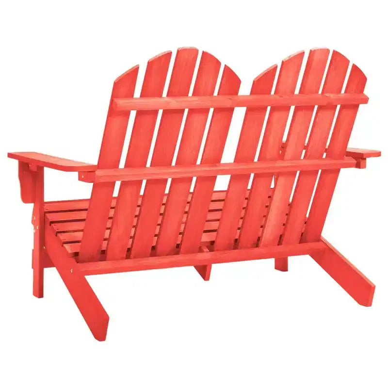 vidaXL Sedia Adirondack da Giardino a 2 Posti Mobili da Esterno in Legno Massello di Abete