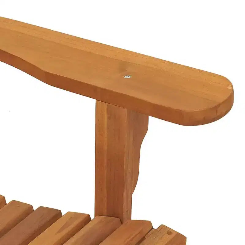 vidaXL Sedie a Dondolo da Giardino Adirondack 2 pz Legno Massello di Teak Arredo Esterni