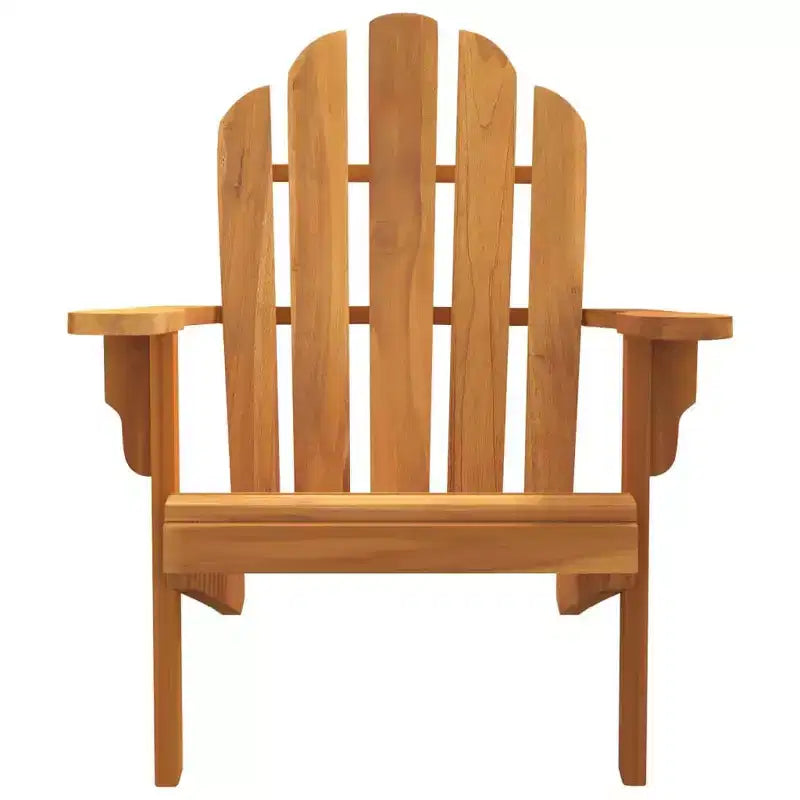 vidaXL Sedia da giardino Adirondack - Legno massello di teak - Finitura - Sedute da esterno