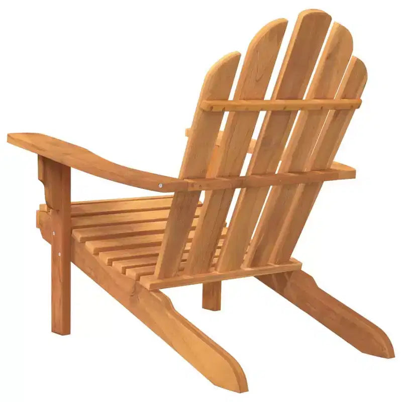 vidaXL Sedia da giardino Adirondack - Legno massello di teak - Finitura - Sedute da esterno