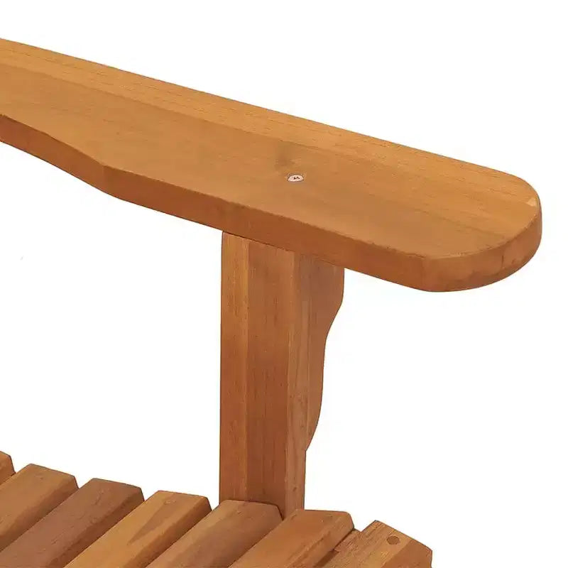 vidaXL Sedia da giardino Adirondack - Legno massello di teak - Finitura - Sedute da esterno