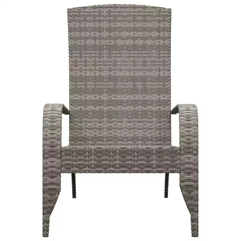 vidaXL Sedia da Giardino Adirondack in Polyrattan