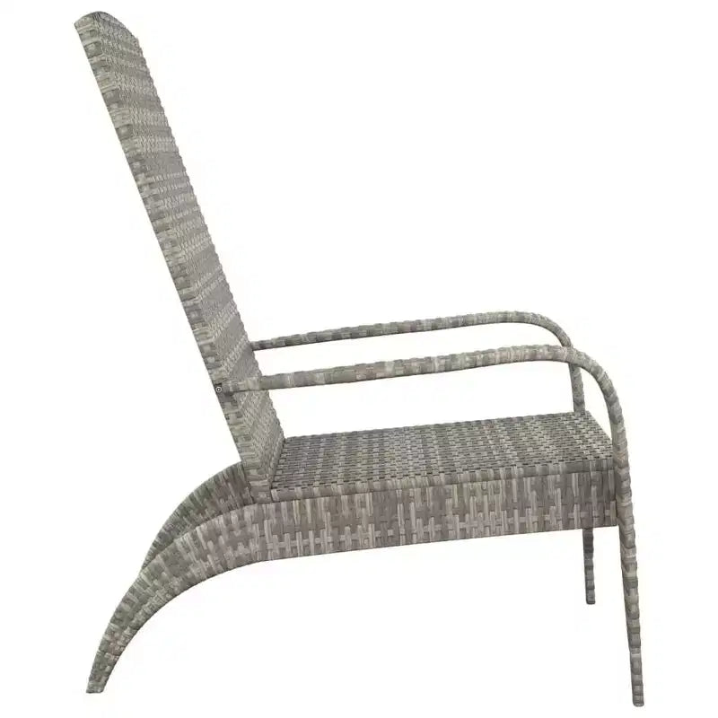 vidaXL Sedia da Giardino Adirondack in Polyrattan