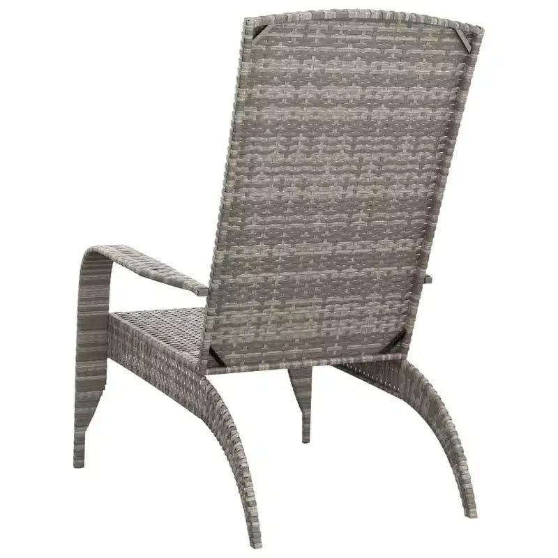 vidaXL Sedia da Giardino Adirondack in Polyrattan