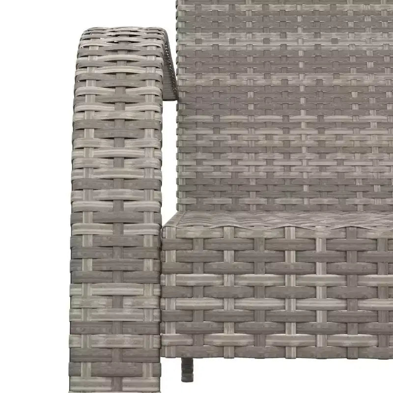 vidaXL Sedia da Giardino Adirondack in Polyrattan