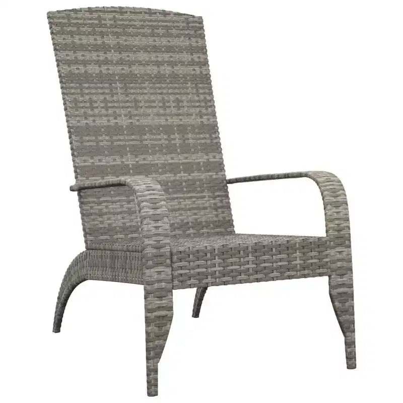 vidaXL Sedia da Giardino Adirondack in Polyrattan