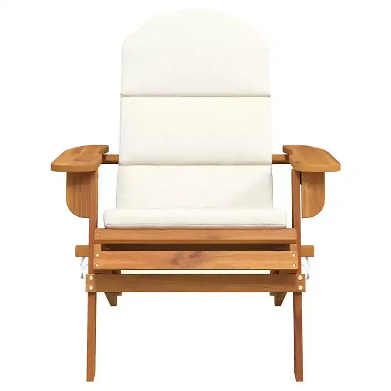 vidaXL Chaise de jardin Bois naturel Bois d'acacia massif Standard Pliable
