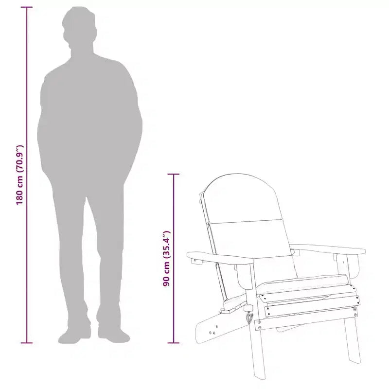 vidaXL Chaise de jardin Bois naturel Bois d'acacia massif Standard Pliable