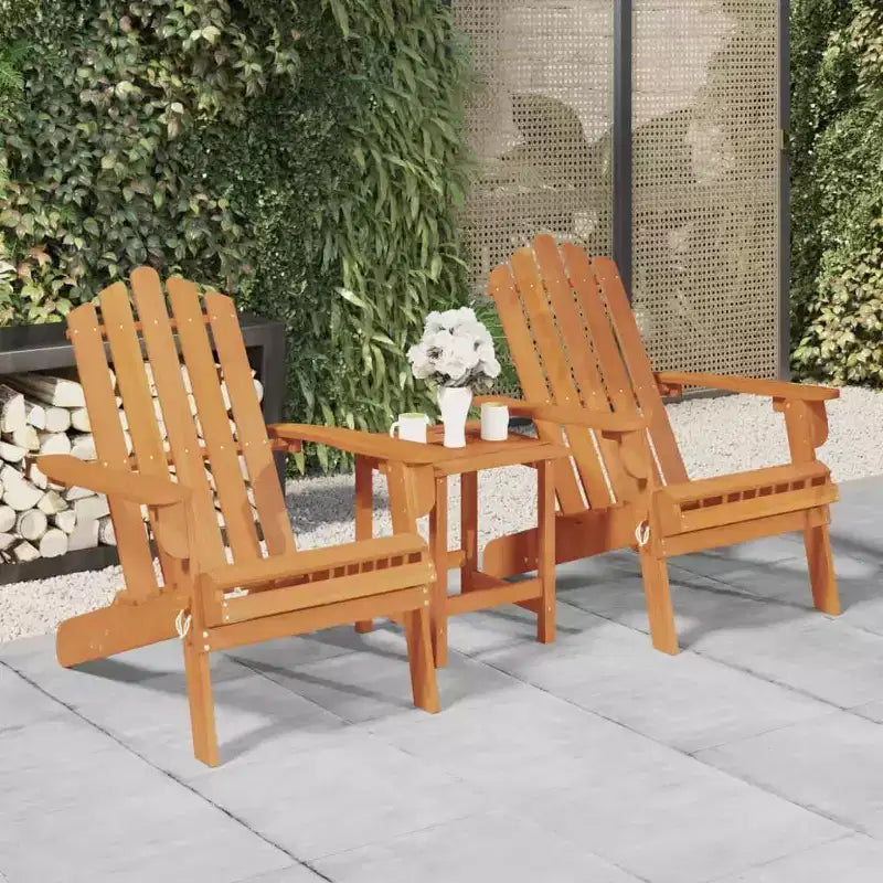 vidaXL Chaise de jardin Bois naturel Bois d'acacia massif Standard Pliable