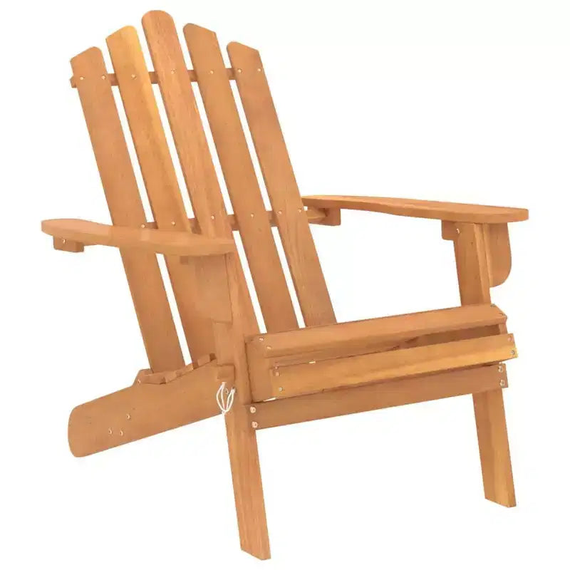 vidaXL Chaise de jardin Bois naturel Bois d'acacia massif Standard Pliable
