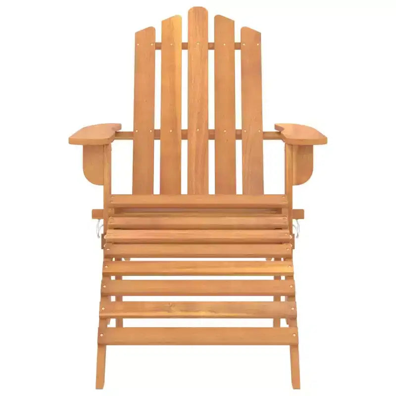 vidaXL Chaise de jardin Bois naturel Bois d'acacia massif Standard Pliable