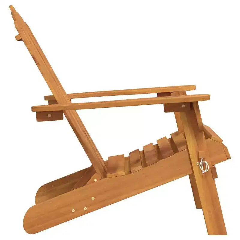 vidaXL Chaise de jardin Bois naturel Bois d'acacia massif Standard Pliable