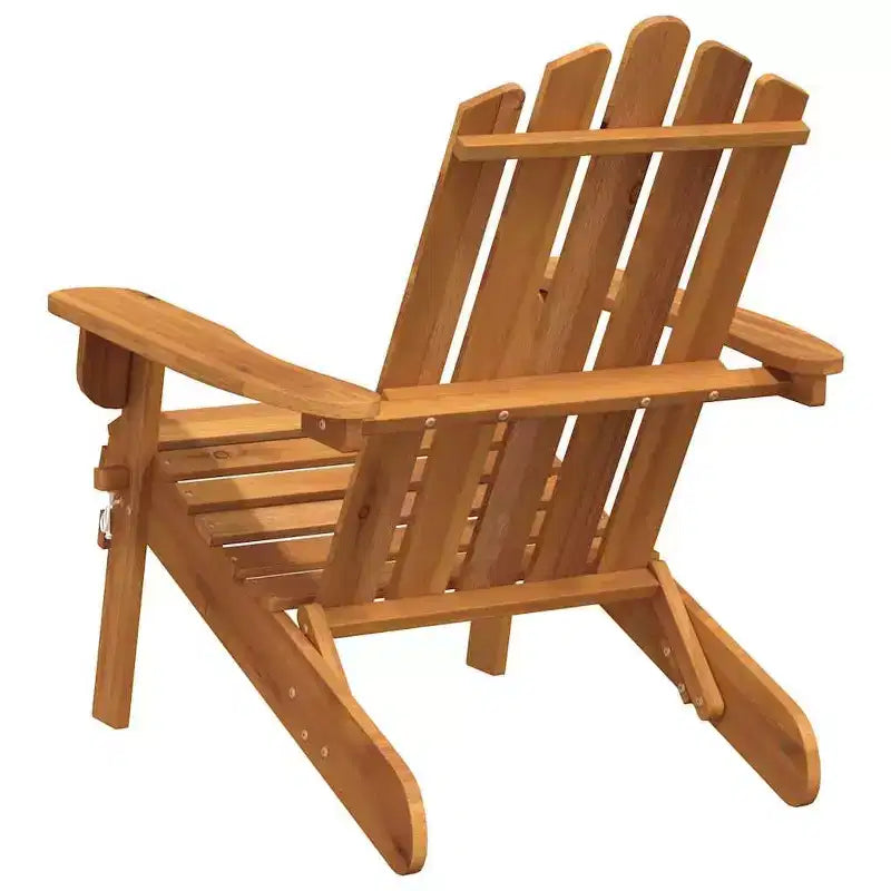 vidaXL Chaise de jardin Bois naturel Bois d'acacia massif Standard Pliable