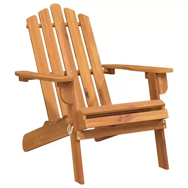 vidaXL Chaise de jardin Bois naturel Bois d'acacia massif Standard Pliable