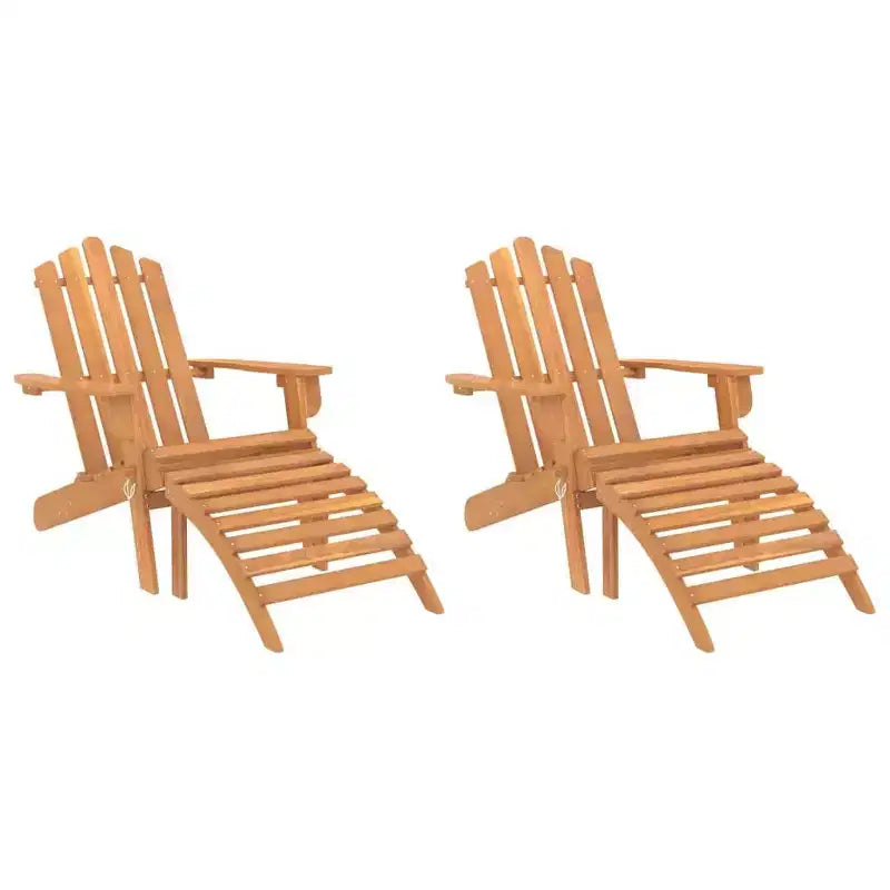 vidaXL Sedia da giardino Legno naturale Legno massello di acacia Standard Pieghevole