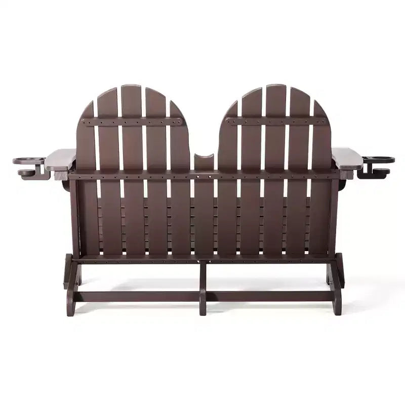 Banc de jardin pliant WestinTrends St. Augustine d'extérieur en HDPE de 49 po