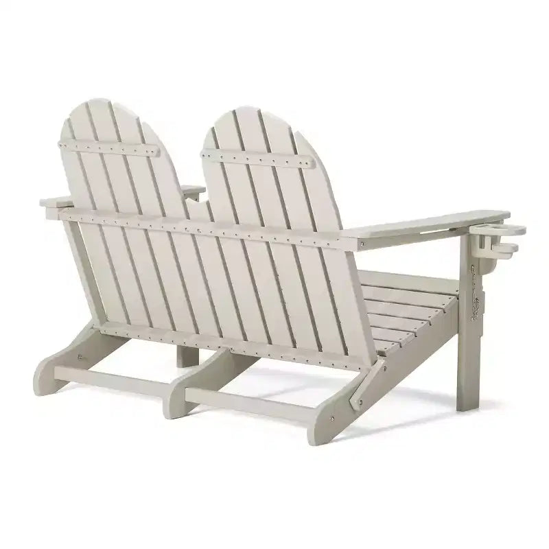 Banc de jardin pliant WestinTrends St. Augustine d'extérieur en HDPE de 49 po