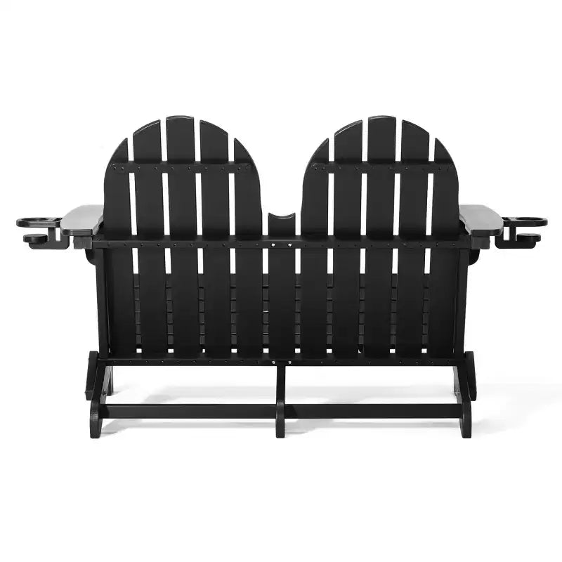 Banc de jardin pliant WestinTrends St. Augustine d'extérieur en HDPE de 49 po
