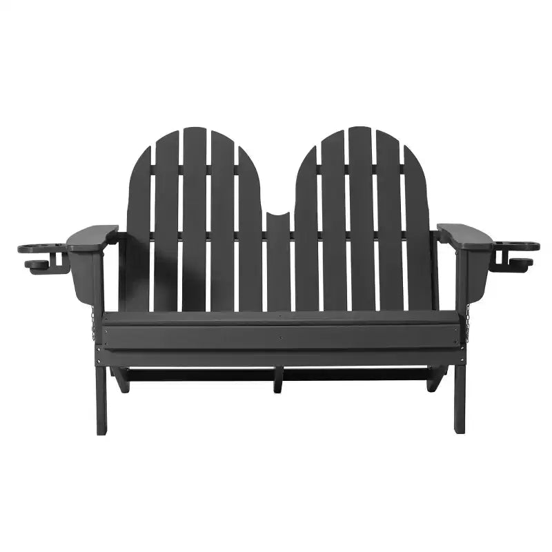 WestinTrends Panca da Giardino Pieghevole Adirondack da Esterni St. Augustine 49 in HDPE
