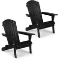 Karl Home 2 sedie Adirondack pieghevoli in legno massello