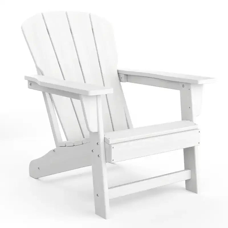 Sedia Adirondack Moderna, Capacità 172 kg, Sedia da Giardino Ergonomica e Sovradimensionata, Mobili da Giardino Impilabili Resistenti alle Intemperie per Giardino, Prato, Spiaggia