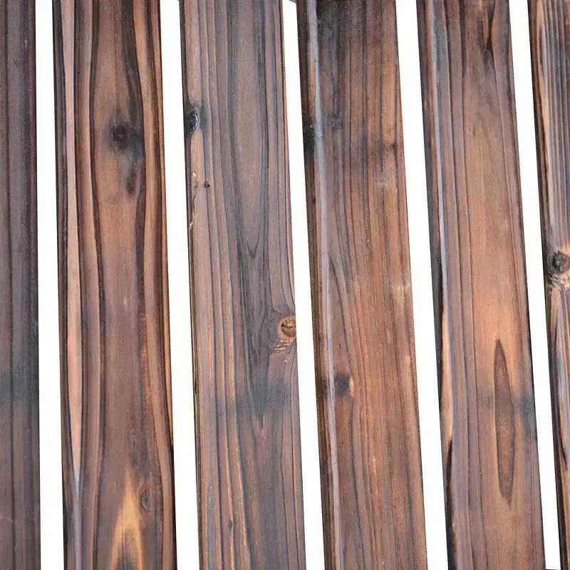 Sedia Adirondack Doppia in Legno, Divanetto da Esterno con Schienale Alto, Braccioli Lisci