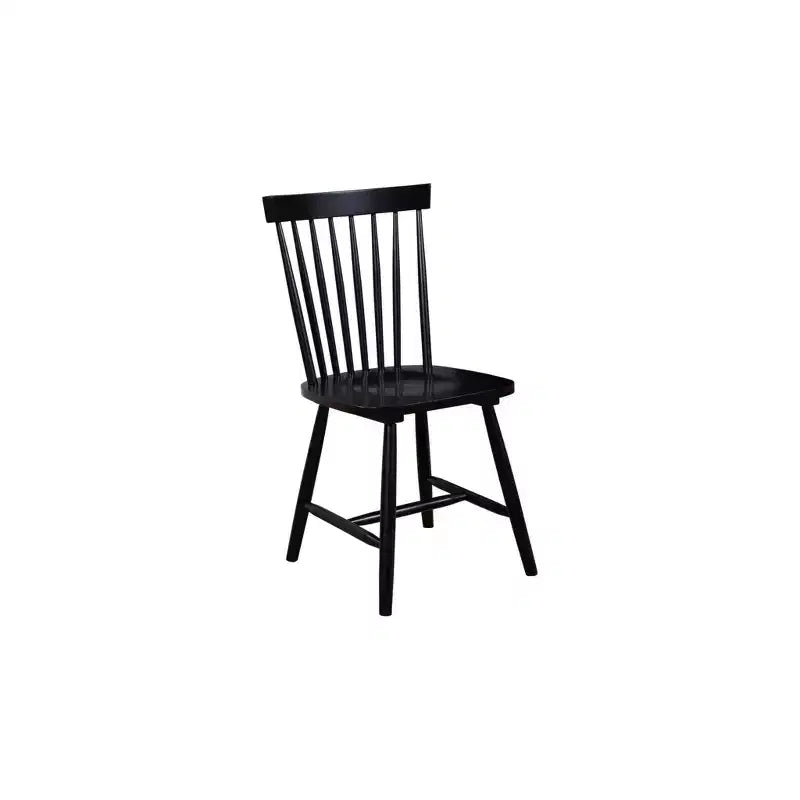 Set di 2 sedie Windsor, nero