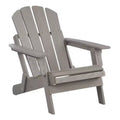 Oversized Embossed Wooden Folding Adirondack Chair with Pre-Assembled Backrest and Seatboard, Hemlock Wood, Weight Capacity 330 lbs for Garden or Deck