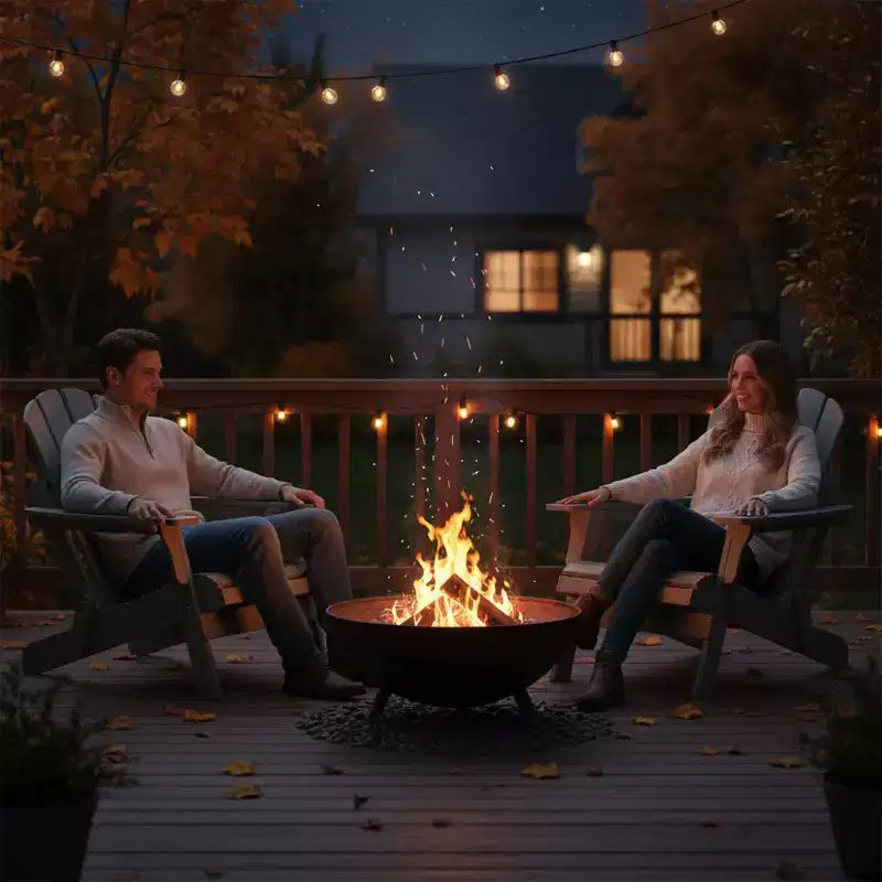 Sedia Adirondack Pieghevole in Legno Goffrato Oversize con Schienale e Seduta Preassemblati, Legno di Hemlock, Capacità di Carico 150 kg per Giardino o Terrazza