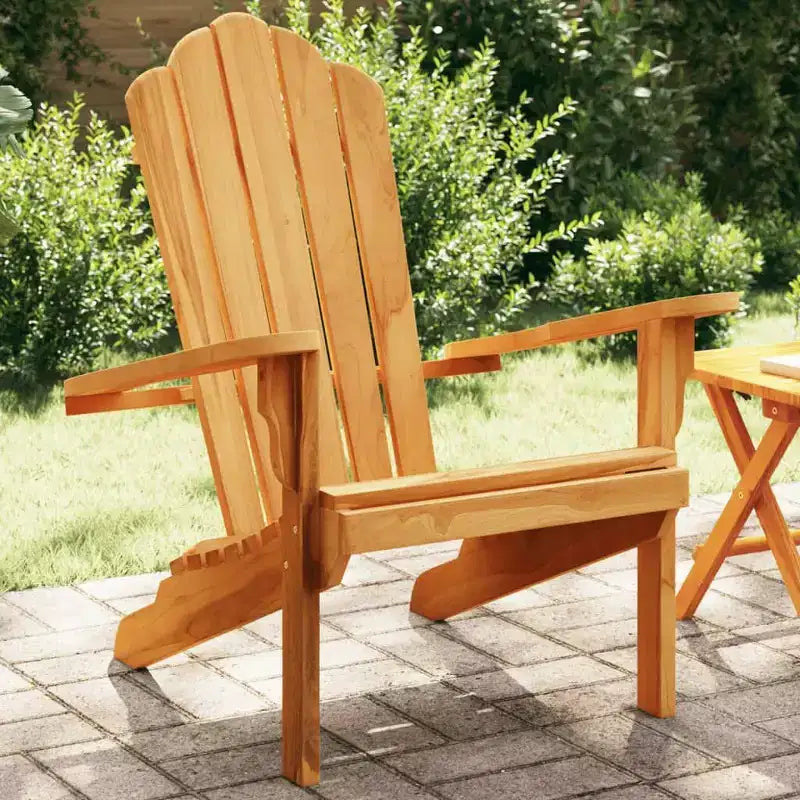 vidaXL Sedia Adirondack 2 pz 78x77x95 cm in Legno Massello di Teak