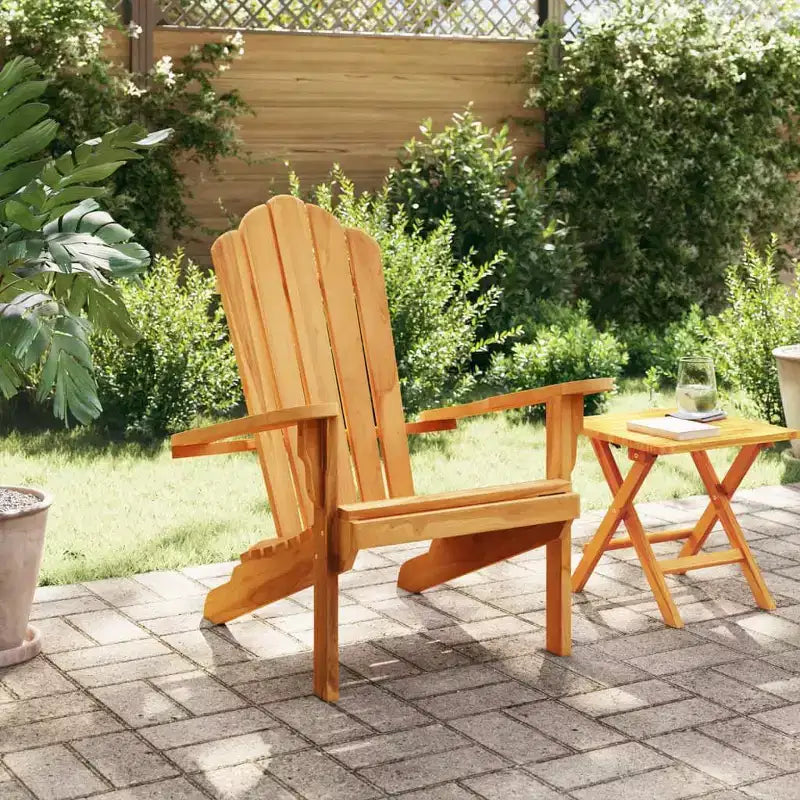 vidaXL Sedia Adirondack 2 pz 78x77x95 cm in Legno Massello di Teak