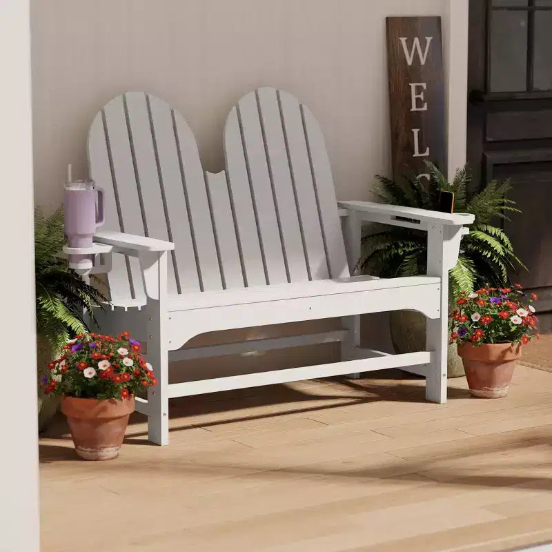 WestinTrends Panca da giardino Adirondack 49 per esterni St. Augustine in HDPE