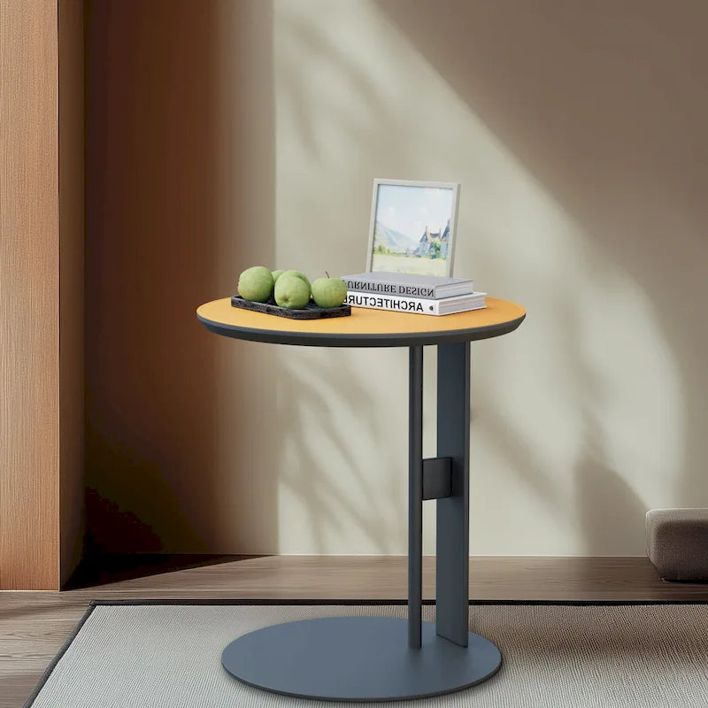 Tavolino da caffè quadrato moderno con 2 cassetti, tavolino laterale bianco Mecha Styling da 80 cm (tavoli grandi/piccoli venduti separatamente)